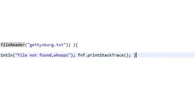 Beginners Java- Lesson 19 - Try, Catch, and reading from files. смотреть онлайн
