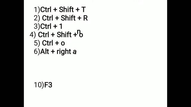TOP 20 Eclipse Keyboard Shortcut Keys for Java Programmer смотреть онлайн