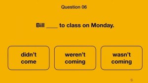 Past Simple and Past Continuous Quiz | English Grammar Quiz