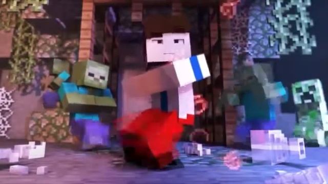 Танцы в Майнкрафте с Ведьмой | Dance in Minecraft смотреть онлайн