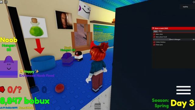 Roblox NEW Raise a Noob Script Exploit GUI (Pastebin 2022) смотреть онлайн