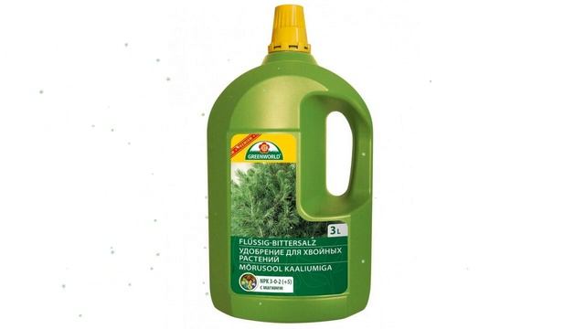Жидкое удобрение для хвойных растений (Greenworld), 3л обзор 313054