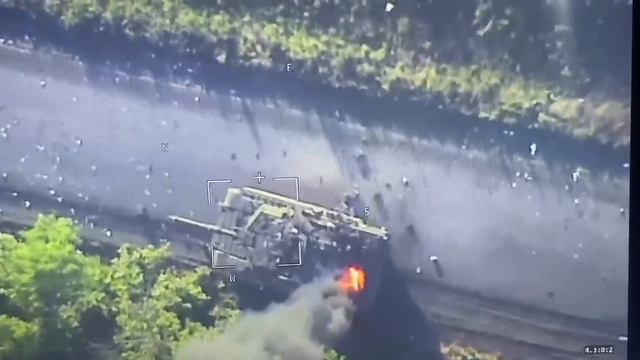 Очередной подбитый и брошенный Abrams ВСУ смотреть онлайн