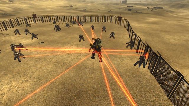 Frank Horrigan vs 30 Sentry Bots | Fallout New Vegas npc battles смотреть онлайн