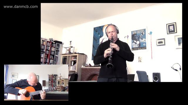 Jazz clarinet and guitar duet - "Stella By Starlight" (Daniel McBrearty) смотреть онлайн