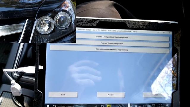 Vaux Com Op-Com Programming DRL Day Running Lights On Vauxhall Opel Tutorial