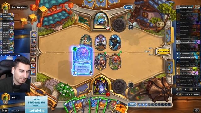 Hearthstone: New Quest Control Plot Twist Hakkar Warlock With Chaos Gazer | Descent of Dragons | Ne смотреть онлайн