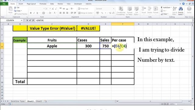 Excel #VALUE! Error смотреть онлайн