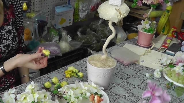 Топиарий "Цветочный домик". Мастер-класс смотреть онлайн