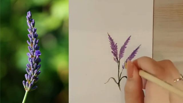 Мастер класс ЛАВАНДОВОЕ ПОЛЕ пейзаж акрилом смотреть онлайн