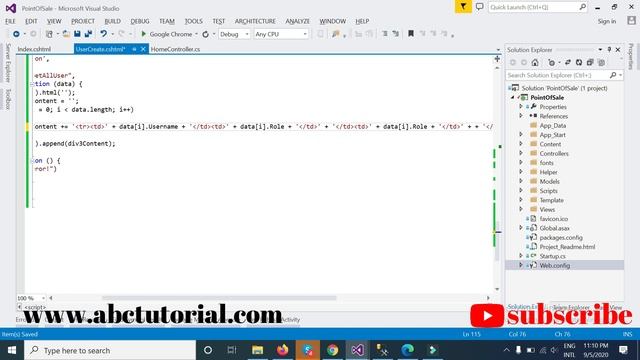 POS-11: Point of Sale Get user list using ASP.NET MVC | Jquery | Ajax смотреть онлайн