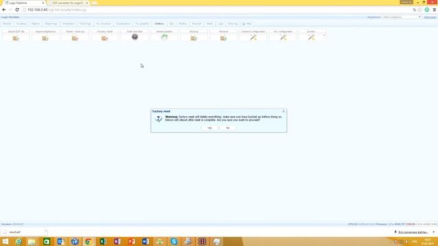 EVIKA LogicMachine - Интерфейс LM: вкладка Utilities. смотреть онлайн