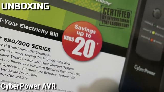 SHOPEE PH // CYBERPOWER UPS AVR 650VA 360Watts (UNBOXING)