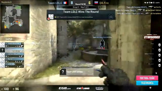 УРА НА КАНАЛЕ УЖЕ 100![RU] LDLC vs QB.Fire | Group D | SL i-League Season 3 Europe Qualifier CS:GO смотреть онлайн
