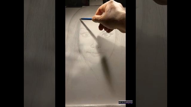 ??ART⭐️EVANGELOS ?pencil sketch portrait drawing ✍️ of actress?foto model ⭐️Shakira Caine? смотреть онлайн