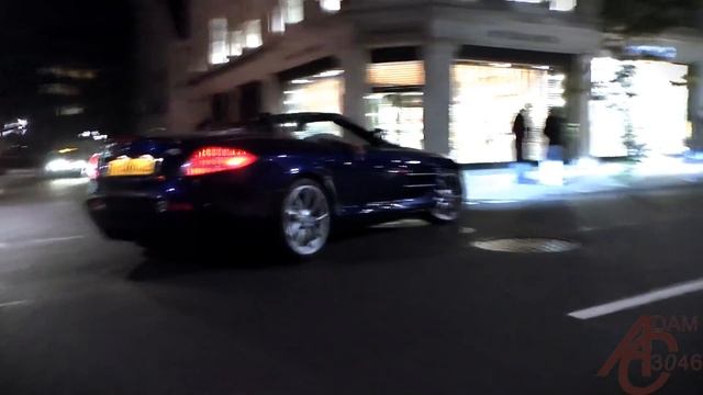 McLaren Mercedes SLR Roadster with QuickSilver sport exhaust in London смотреть онлайн