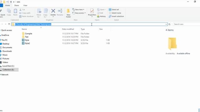 Sass Watch Command in changing files | Sass مُتابعة التغييرات فى ملفات الـ смотреть онлайн