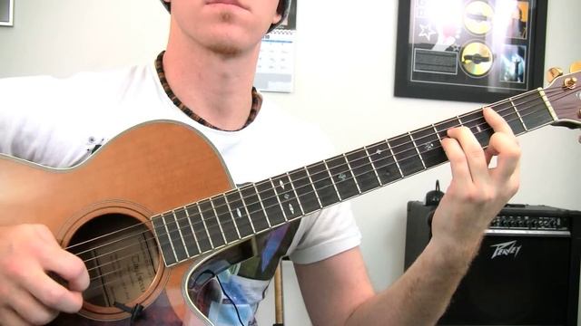 Just A Dream by Nelly Guitar Intro Lesson - Chords & Picking Tutorial смотреть онлайн