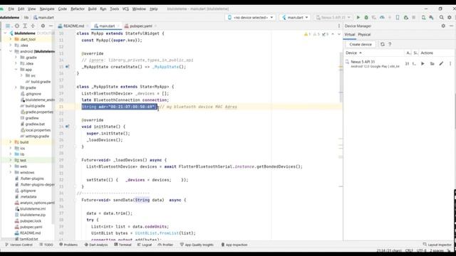 Led Control Application with HC-05 Bluetooth Module #bluetooth #flutter #androidapp #led смотреть онлайн