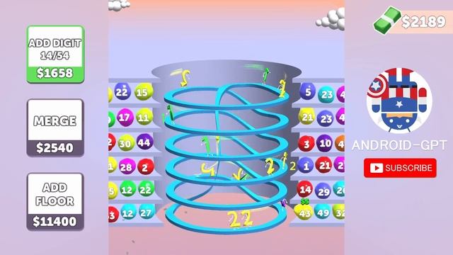 DIGITS & BLOBS - Number Idle Clicker Game Loop (Number Run 3D) смотреть онлайн