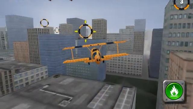 Авиа симулятор, полет на самолете, 3D Flight Simulator Flying Game, stunts смотреть онлайн