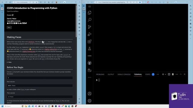Review khoá học CS50's Introduction to Programming with Python Harvard - Tuấn học An toàn thông tin смотреть онлайн