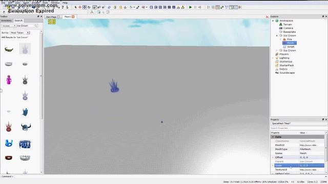 How to resize a hat on ROBLOX Studio 2013 смотреть онлайн