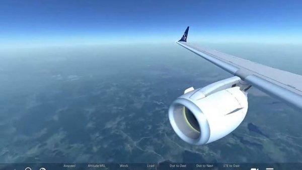 Infinite Flight Москва (UUDD)-Рига(EVRA)