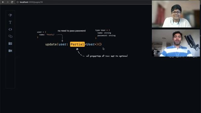 TypeScript Partial type смотреть онлайн