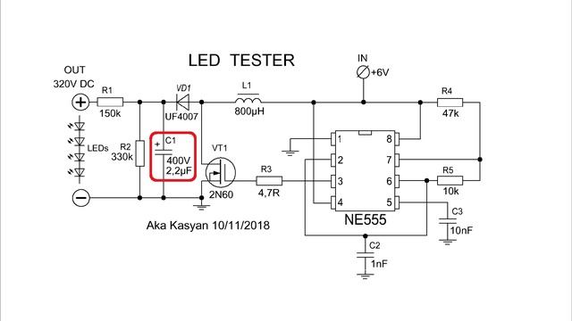 СУПЕР ПРИБОР для проверки светодиодов. смотреть онлайн