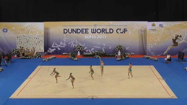FIG RG Dundee World Cup 2015 - Germany - 6 clubs + 2 hoops смотреть онлайн