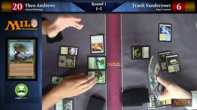 MTG Cube Tutor Championship Series - Meet the Players & Round 1 смотреть онлайн