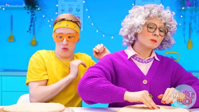 Кулинарный Челлендж: Я против Бабушки | Челлендж с Шоколадной Едой от Multi DO Challenge смотреть онлайн