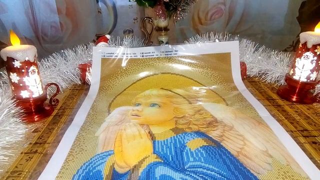 Подбор бисера к картине Молящийся Ангел,фирма производитель Мика.Новый бисерный процесс смотреть онлайн