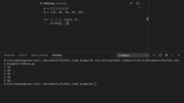Python Tutorials | Zip( ) | Tamil смотреть онлайн