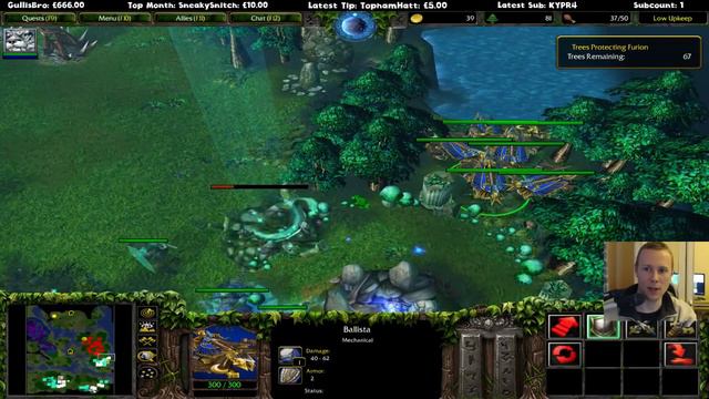 Warcraft 3 - 2 Player Campaign | RoC | Night Elf Chapter 3 смотреть онлайн