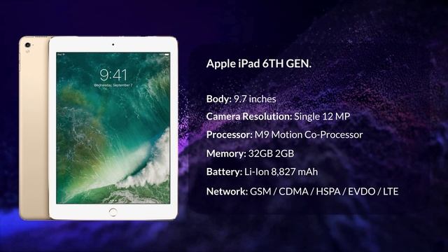 APPLE IPAD 6TH GEN WI FI + CELLULAR смотреть онлайн