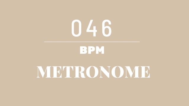 46 BPM Metronome смотреть онлайн