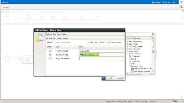 K2 Designer Wizard - Set Data Fields смотреть онлайн