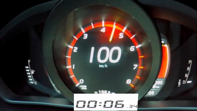 Volvo V40 T5 2.0L 0-100 km/h смотреть онлайн