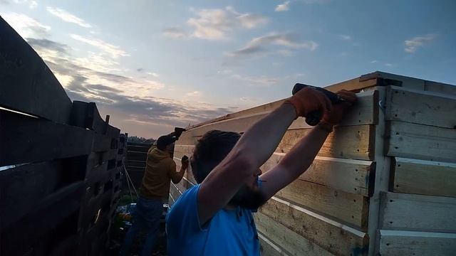 Часть 40. Дача. Строим гараж смотреть онлайн