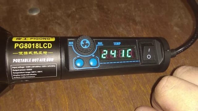 #PG8018LCD . паяльний термофен смотреть онлайн