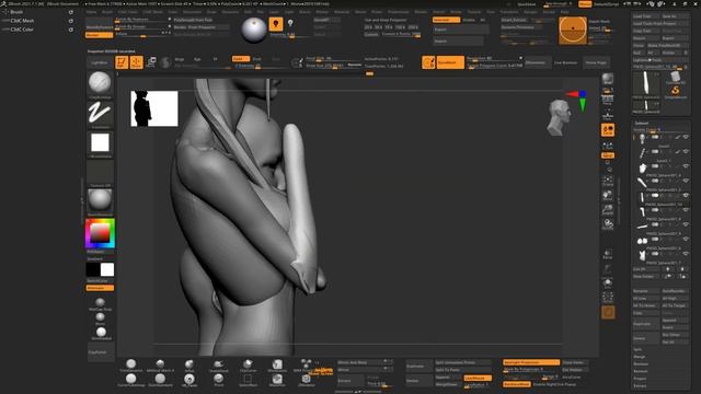 |Zbrush Timelapse| How I Sculpt A Girl From A Sphere смотреть онлайн