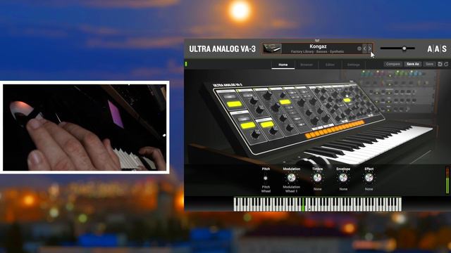 AAS Ultra Analog VA-3 Analog Synthesizer / Studio Demo Sound