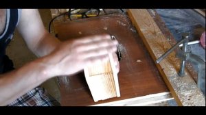 Шкатулка - купюрница из массива сосны. Обжиг древесины