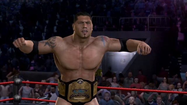 WWE SmackDown VS Raw 2008 PS3 - Carlito VS MVP VS Chris Masters VS Batista - Fatal 4-Way смотреть онлайн