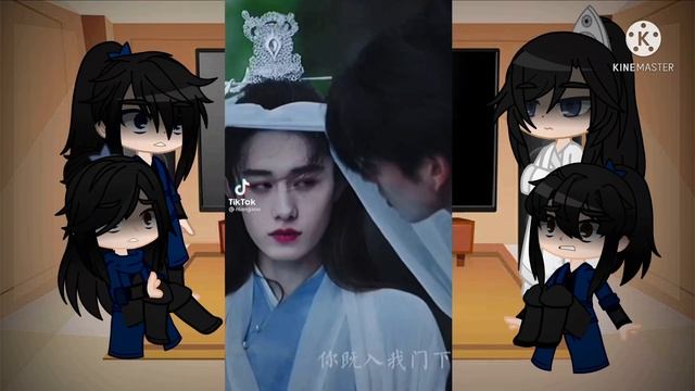 Husky And His White Cat Shizun React To???/Хаски и Его учитель Белый Кот реагирует на???//Gacha Clu