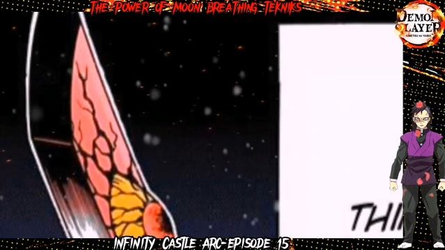 THE POWER OF MOON BREATHING TECHNIQUES" 16 FORMS" Demon Slayer Infinity Castle Arc Episode 15 смотреть онлайн