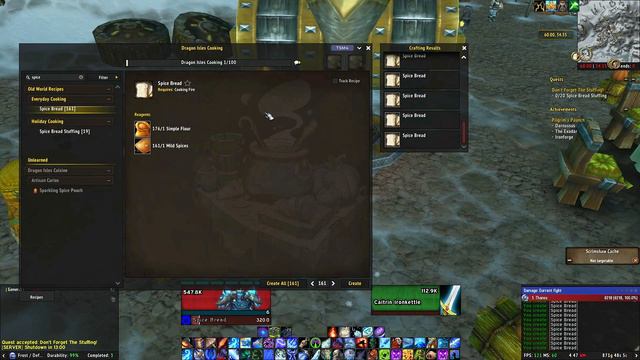 Don't Forget The Stuffing! Cooking Daily Quest | Pilgrim's Bounty Event | Alliance смотреть онлайн