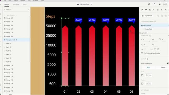 How to make bar chart in adobe xd | Tamil | Bar chart creation in adobe xd смотреть онлайн
